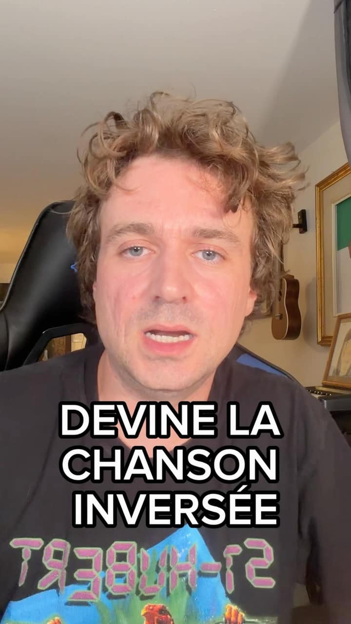 Arnaud Soly balance une chanson à l'envers et te lance le défi de la reconnaître