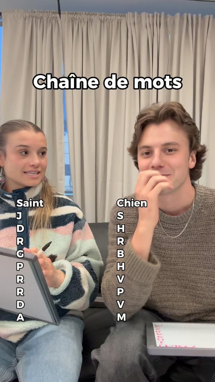 Claudie Mercier se casse la tête sur une chaîne de mots et rit déjà d'elle-même