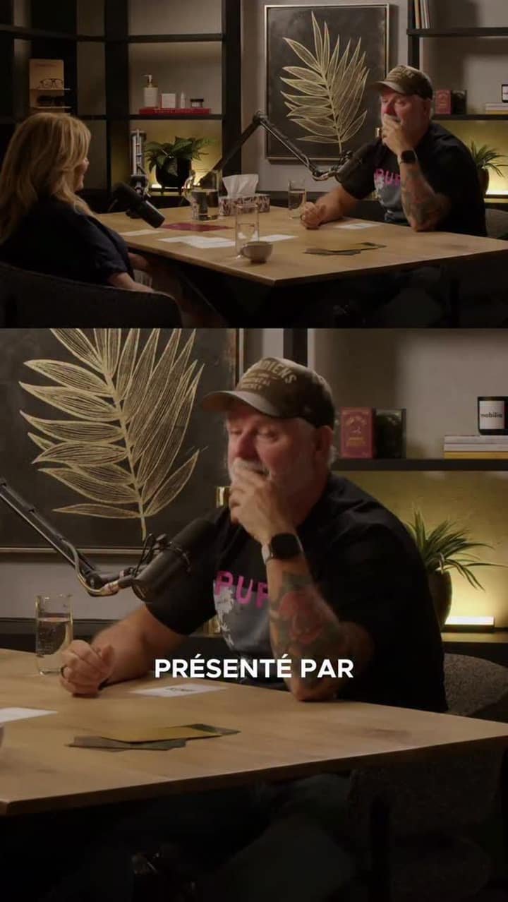 Dominic Paquet tombe le masque du gars drôle et parle de l'alcoolisme de son père