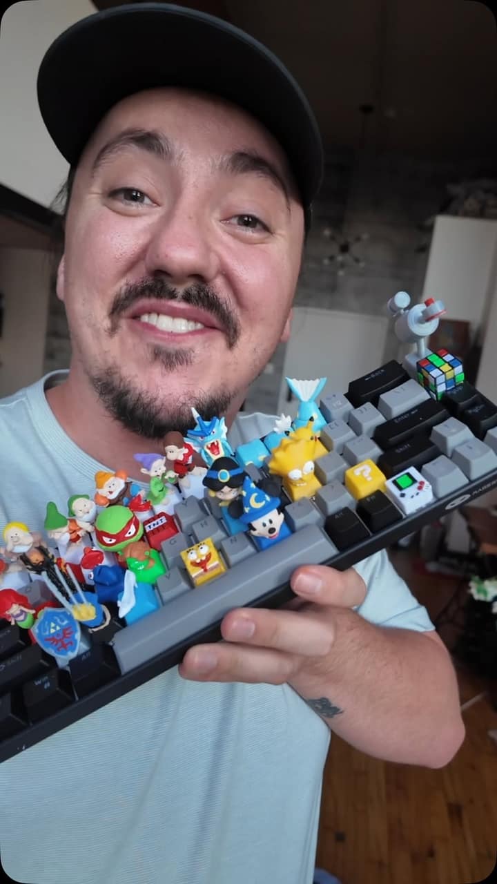 Joël Dandurand modélise ses touches 1 à 7 et transforme son clavier en feuilleton