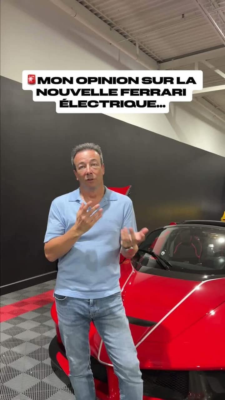 Luc Poirier met la Ferrari électrique sur le gril : ça vaut 1,3 M$, ça?