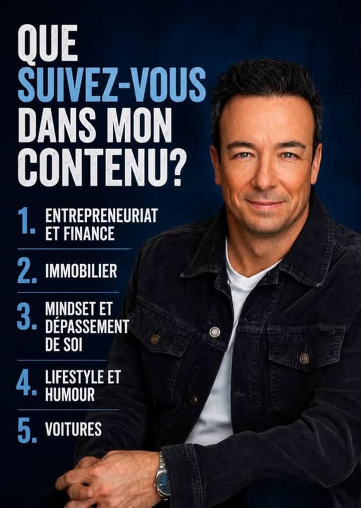 Luc Poirier réclame votre top 3 et promet de suivre vos ordres
