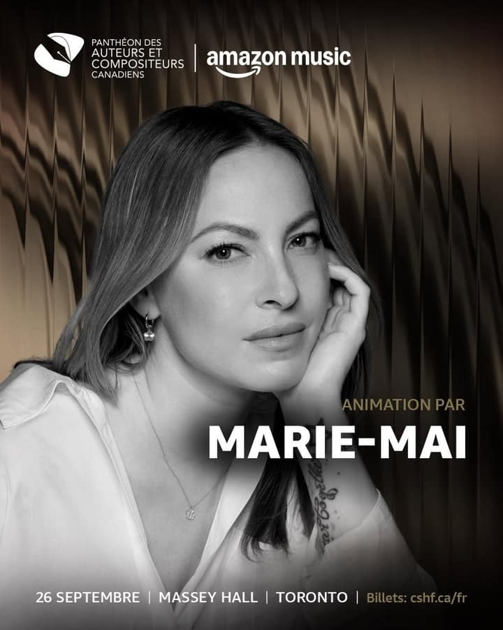 Marie-Mai reprend le micro d'animatrice pour honorer les légendes de la musique canadienne