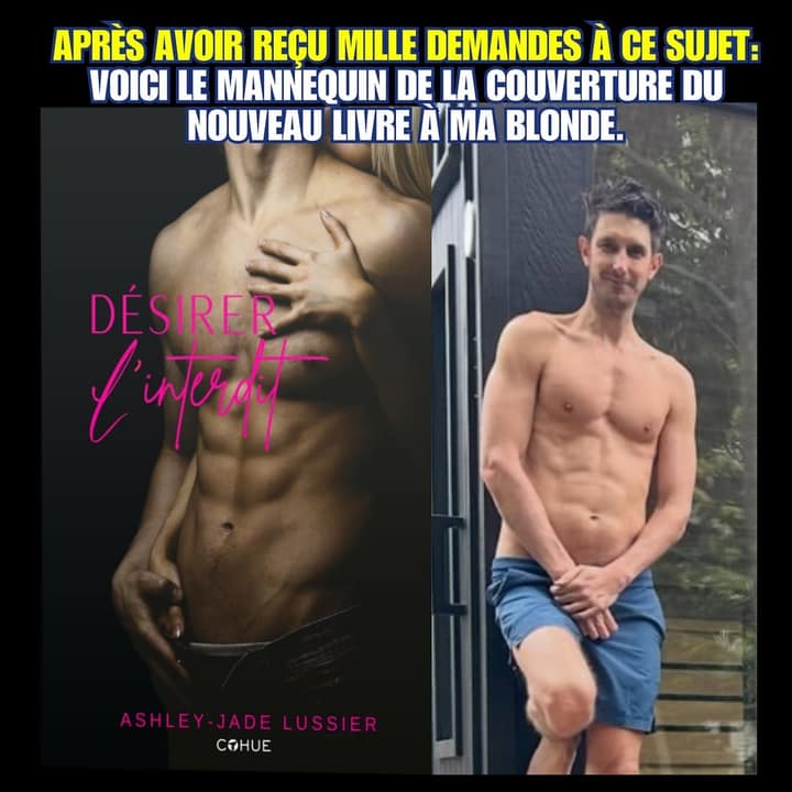 Mathieu Cyr coupe court : non, ce n'est pas lui le mannequin du livre