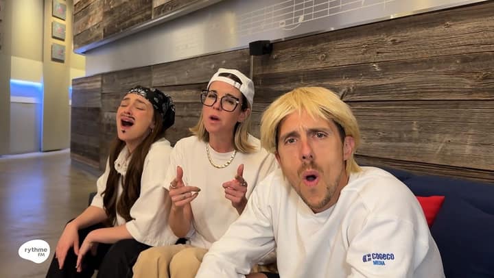 Sabrina Cournoyer et la gang de Rythme se prennent pour les Backstreet Boys