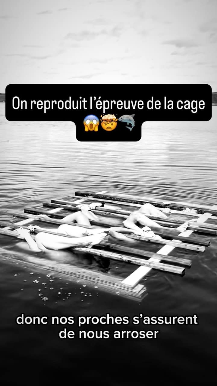 Simon Gagnon-Brassard plonge la cage de Survivor dans le fjord glacé du Saguenay
