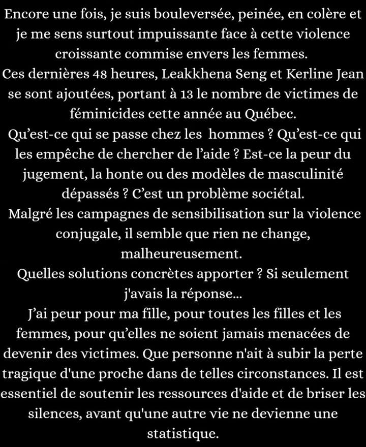 Varda Étienne remballe son franc-parler et dépose un 😔 sans un mot